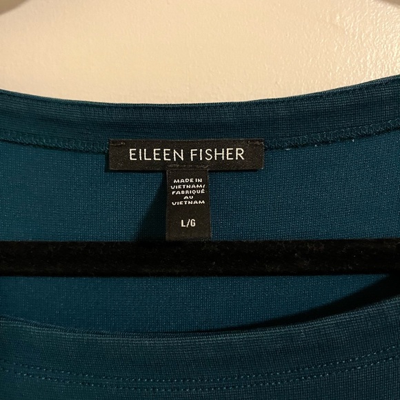 Eileen Fisher Dark Blue Blouse - Picture 2 of 4